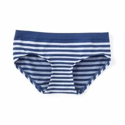 Coupon 🎁 Copper Key Big 👧 Girls 7-16 Seamless Stripe 👧 Girlshort Panties Navy Stripe ⌛