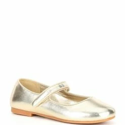 New 🥰 Copper Key 👧 Girls' Darrling Leather Mary Janes (Infant) Sand Gold 🥰