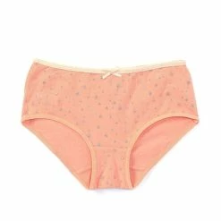 Wholesale 😉 Adventure Wear By Copper Key Little 👧 Girls 2T-5 Bow Detail Glitter Stars Brief Panties Silver Stars Blue 🧨