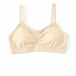 Best Sale 🎉 Copper Key Big 👧 Girls 7-16 Seamless Cropped Bra Buff ⌛