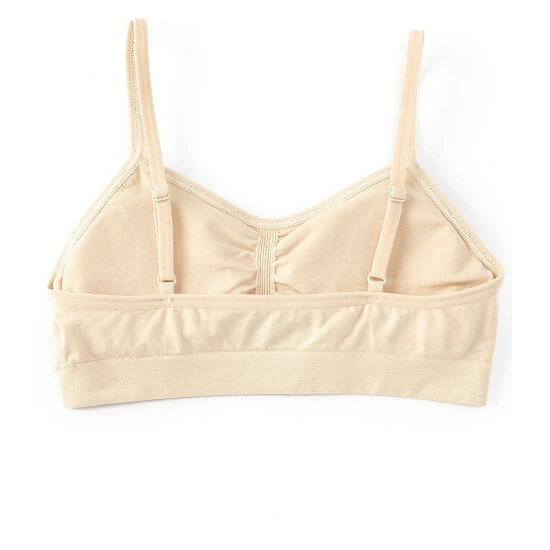 Best Sale 🎉 Copper Key Big 👧 Girls 7-16 Seamless Cropped Bra Buff ⌛ - Image 2