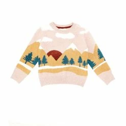 Buy ✔️ Copper Key Big 👧 Girls 7-16 Mountain Range Sweater Multi ⌛