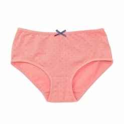 Budget 🌟 Adventure Wear By Copper Key Little 👧 Girls 2T-5 Glitter Dots Brief Panties Light Blue ⭐