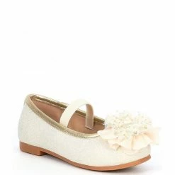 Best deal ✨ Copper Key 👧 Girls' Surely Glitter Ballet Flats (Infant) Dusty Gold 🛒