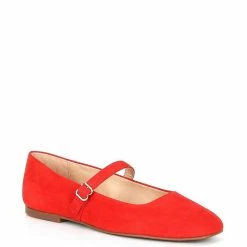 Brand new ✔️ Copper Key Sweetie Suede Mary Jane Flats Lorenz Red 🌟