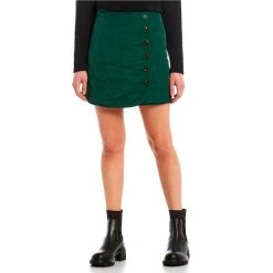 Best Sale ✨ Copper Key Quilted Mini 👗 Skirt Hunter 🎉