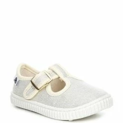 New 🌟 Copper Key Adventure Wear 👧 Girls' Bestee Washable Canvas T-Strap 👟 Sneakers (Infant) Gold ❤️