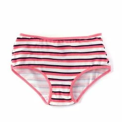 Best deal 👏 Adventure Wear By Copper Key Little Girl 2T-5 Cotton Striped Brief Panties Coral Stripe 😍