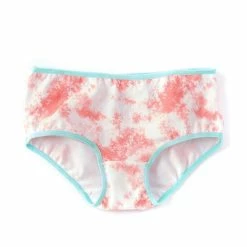 Coupon 😍 Adventure Wear By Copper Key Little Girl 2T-5 Cotton Tie-Dye Brief Panties Coral Tie Dye ❤️
