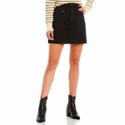 Promo ✨ Copper Key Twill Cargo 👗 Skirt Black 🛒