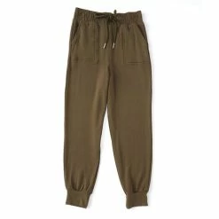 Cheap 🔔 Copper Key Big 👧 Girls 7-16 Terry Jogger Pant Olive ✨
