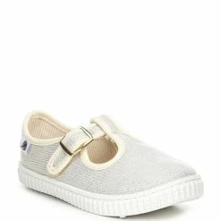 Deals 💯 Copper Key Adventure Wear 👧 Girls' Bestee Washable Canvas T-Strap 👟 Sneakers (Toddler) Gold 👏