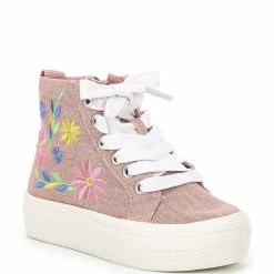 Brand new 😉 Copper Key 👧 Girls' Floraa Flower Embroidered High-Top 👟 Sneakers (Infant) Blush 😍