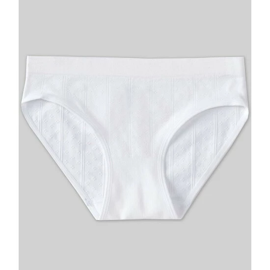 Best Sale ๐ฅฐ Copper Key Big ๐ง Girls 6-16 Pointelle Hipster Panties White Pointelle โค๏ธ