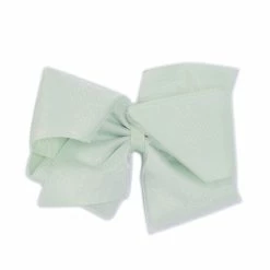 Cheapest ⌛ Copper Key 👧 Girls Pinch Clip King Organza Hair Bow Light Khaki ⭐