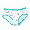Brand new 🎉 Adventure Wear By Copper Key Little 👧 Girls 2T-5 Fruit Floral Hipster Panties White/teal 😀