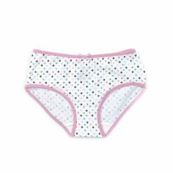 Hot Sale 🛒 Adventure Wear By Copper Key Little 👧 Girls 2T-5 Multi Stars Brief Panties White 🥰
