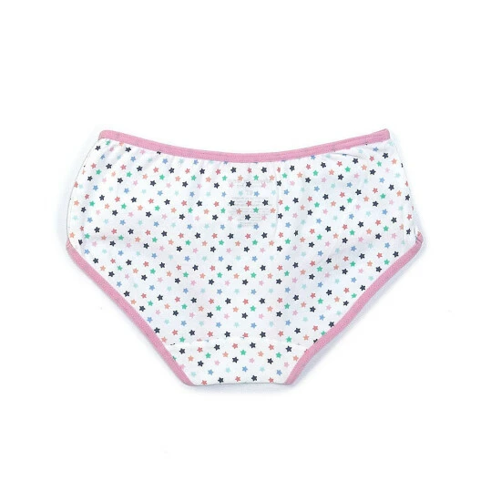 Hot Sale ๐ Adventure Wear By Copper Key Little ๐ง Girls 2T-5 Multi Stars Brief Panties White ๐ฅฐ - Image 2