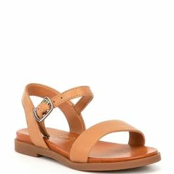 Best reviews of 👍 Copper Key 👧 Girls' Clevver Leather Two-Piece Flat 🩴 Sandals (Infant) Sesame Tan 🔥