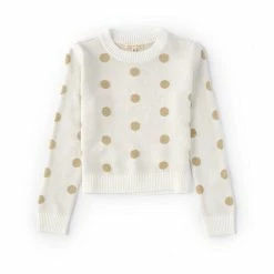 Buy ⭐ Copper Key Big 👧 Girls 7-16 Dot Sweater Gold 😀