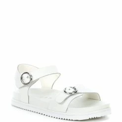 Flash Sale 🎁 Copper Key 👧 Girls' Playful Leather Ankle Strap 🩴 Sandals (Infant) White ⌛