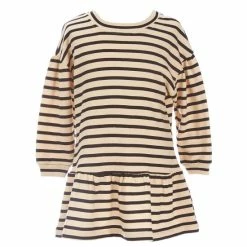 Best deal ✔️ Copper Key Little 👧 Girls 2T-6X Striped Tunic Top Black-sand 😍