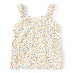 Budget 🎁 Copper Key Big 👧 Girls 7-16 Ruffle-Strap Floral Tank Top 🤩