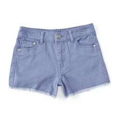 Hot Sale 🤩 Copper Key Big 👧 Girls 7-16 Fray Hem Shorts Blue 🛒
