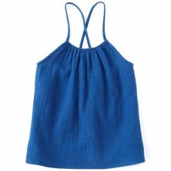 Best deal 🔥 Copper Key Big 👧 Girls 7-16 Lace-Up Back Gauze Tank Top Red 👍