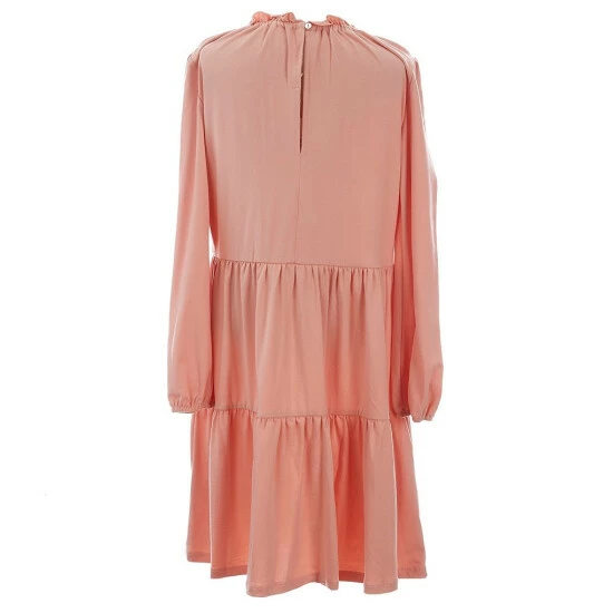 Flash Sale 👍 Copper Key Big 👧 Girls 7-16 Long Sleeve Tiered Knit 👗 Dress Pink ❤️ - Image 2