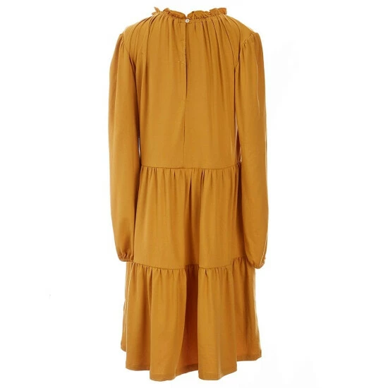 Flash Sale 👍 Copper Key Big 👧 Girls 7-16 Long Sleeve Tiered Knit 👗 Dress Pink ❤️ - Image 4