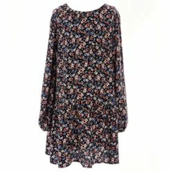 Budget ✔️ Copper Key Big 👧 Girls 7-16 Floral Drop Waist 👗 Dress Onyx Multi 🧨