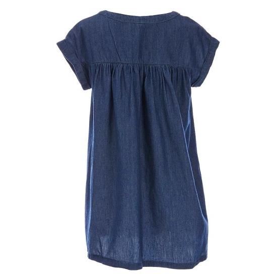 New ๐ Copper Key Little ๐ง Girls 2T-6X Tie Front Denim ๐ Dress Indigo ๐ - Image 2