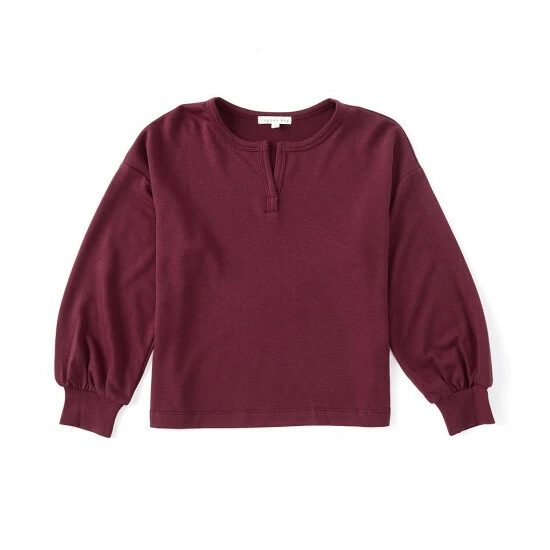 Best Sale ๐ Copper Key Big ๐ง Girls 7-16 Long Sleeve Knit Pullover Sugar Almond ๐