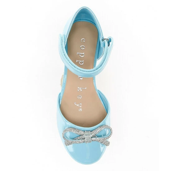 Buy 💯 Copper Key 👧 Girls' Charity Embellished Bow Detail Ballerina Flats (Toddler) Poolside 👍 - Image 5