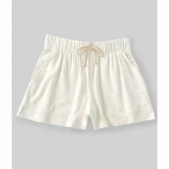 Discount 👍 Copper Key Big 👧 Girls 7-16 Knit Lounge Shorts Ivory 🎁