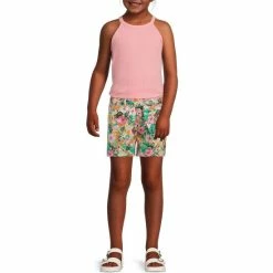Cheap ✔️ Copper Key Little 👧 Girls 2-6X Ribbed Halter Tank Top Pink 💯