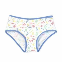 Wholesale 🔔 Adventure Wear By Copper Key Little 👧 Girls 2T-5 Squiggle Brief Panties Blue Squiggle 😍