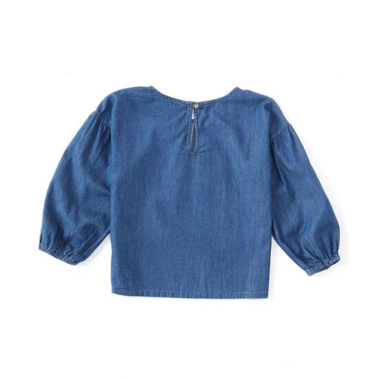Brand new ๐ Copper Key Big ๐ง Girls 7-16 Dolman Sleeve Top Indigo ๐ - Image 2