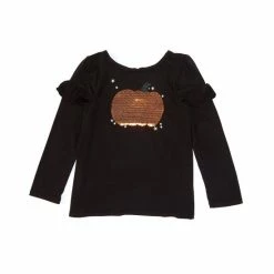 Promo 🎁 Copper Key Little Girl 2T-6x Pumpkin Flutter Sleeve Meteorite 🔥