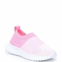 Best Pirce ✨ Copper Key Adventure Wear 👧 Girls' Aktive Washable Slip-On 👟 Sneakers (Infant) White/pink ❤️