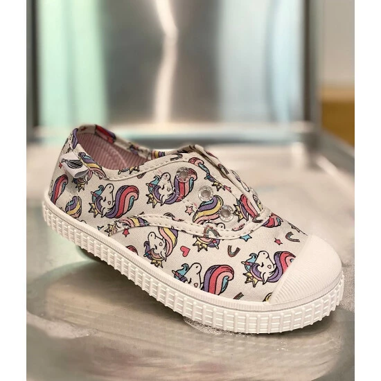 Brand new ๐ฅฐ Copper Key Adventure Wear ๐ง Girls' Budeee Washable Eyelet Unicorn Print ๐ Sneakers (Youth) Unicorn Multi ๐ฅฐ - Image 7