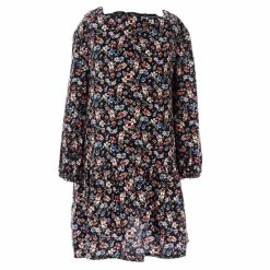 Discount ✨ Copper Key Little 👧 Girls 2T-6X Floral Dropwaist 👗 Dress Onyx Multi ❤️