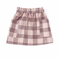 Outlet 🤩 Copper Key Big 👧 Girls 7-16 Plaid Scuba 👗 Skirt Pink Multi 🎉