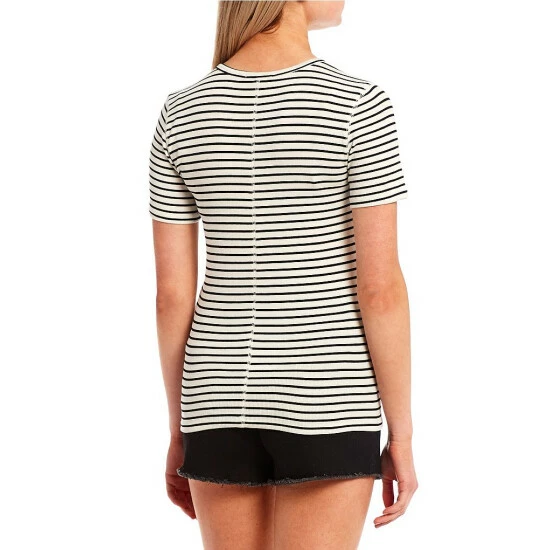 Brand new 👍 Copper Key Ribbed Short Sleeve Baby Tee White/pink 😉 - Image 2