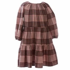 Coupon 🛒 Copper Key Little 👧 Girls 2T-6X Tiered Plaid 👗 Dress Pink Multi 😉