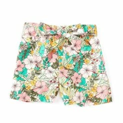 New 😉 Copper Key Big 👧 Girls 7-16 Floral High Rise Tie-Front Shorts Multi 🧨