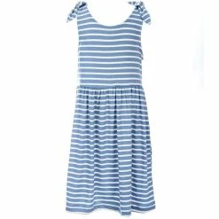 Buy 🔥 Copper Key Big 👧 Girls 7-16 Tie Strap Stripe 👗 Dress Red/white 🎁