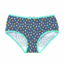 Best Pirce 💯 Adventure Wear By Copper Key Little 👧 Girls 2T-5 Doodle Bursts Print Briefs Panties Navy 👏