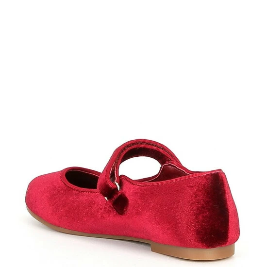 New โ Copper Key ๐ง Girls' Darrling Velvet Velcro Mary Janes (Toddler) Evergreen โ - Image 3